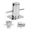 316 Stainless Steel Single Mooring Bitt Heavy Duty Cross Bollard