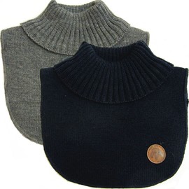2 piezas de invierno cálido cuello falso, blusa de cuello alto desmontable media camisa cuello falso para niñas y niños, Niño-a, Talla única