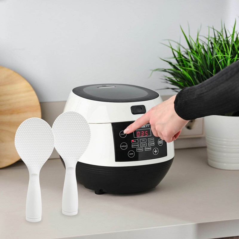 2 Pcs Non-stick Standing Rice Serving Spoon - Non Stick