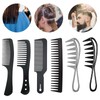 AUXHCYL Set of 6 Wide Tooth Combs, Curl Comb, Hair
