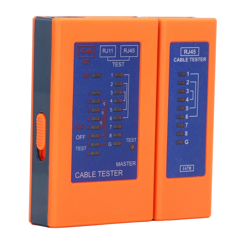 Network Cable Tester Continuity Checking Split Type Multifunctional ABS Cable