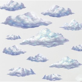 Sky Cloud Wall Decals ~ Beautiful Cloud Wall Stickers Room Decor Appliques'