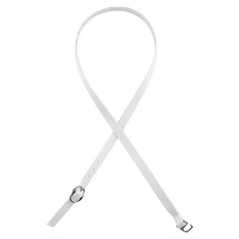 Andux Women's removable non-slip removable shoe straps for attaching high-heeled shoes and flat shoes, 1 pair PXD-02 (satin white), Satin White 1 Pair