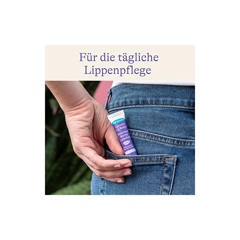 Lansinoh Lanolin Lip Balm - Soothes and Protects Dry &
