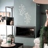 Meltset Metal Tree Leaf Wall Decor, Vine Olive Leaf Branch
