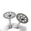 ChilternCasa 25mm 1" Diamond Cutting Wheel, 3mm 1/8 Inch Mandrel