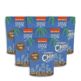CocoGoods Co. Vietnam Single-Origin Natural Toasted Coconut Chips Chocolate (Pack of 6)