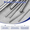 PATIKIL Pure Iron Rod Diameter 0.63 inch (16 mm) Length