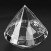 Candies Box Diamond Shaped Clear Jar Transparent Plastic Candy Storage