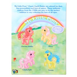 My Little Pony | Cherries Jubilee Classic Pony | Retro Horse Gifts for Girls and Boys, Collectable Vintage Horse Toys for Kids, Unicorn Toys for Boys and Girls Ages 4+ | Basic Fun 35289 , Red