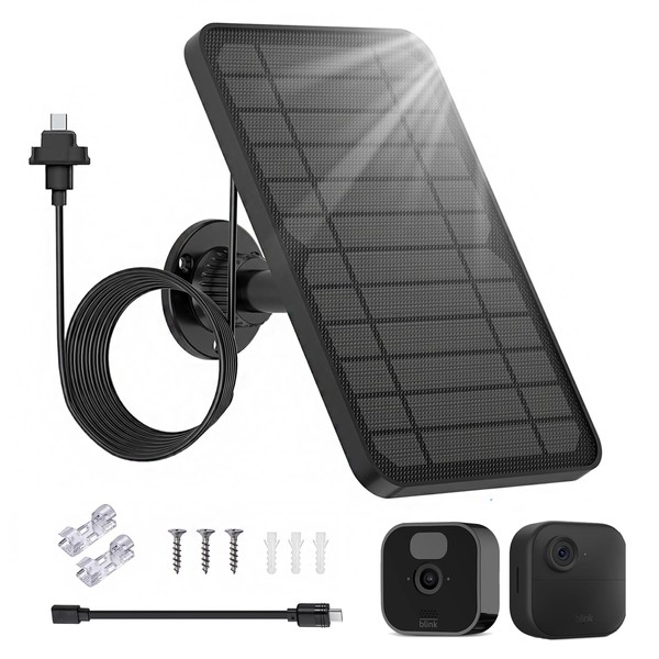 1 Pack Solar Panel for Blink Camera Outdoor 4th Gen