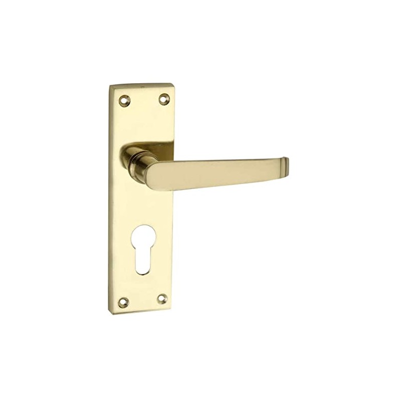 Designer Levers - Victorian Straight Lever Door Handles - Polished
