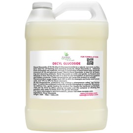 Dr Joe Lab Decyl Glucoside Natural Surfactant - Gallon Size - Natural, Plant Derived, Non-GMO, Biodegradable - for Formulations and DIY Skin Care - for Shower Gels, Foaming, Body Soap, Shampoos
