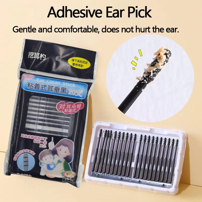 GLOTAO Adhesive Ear Pick - Gentle, Safe, and Thorough 360°