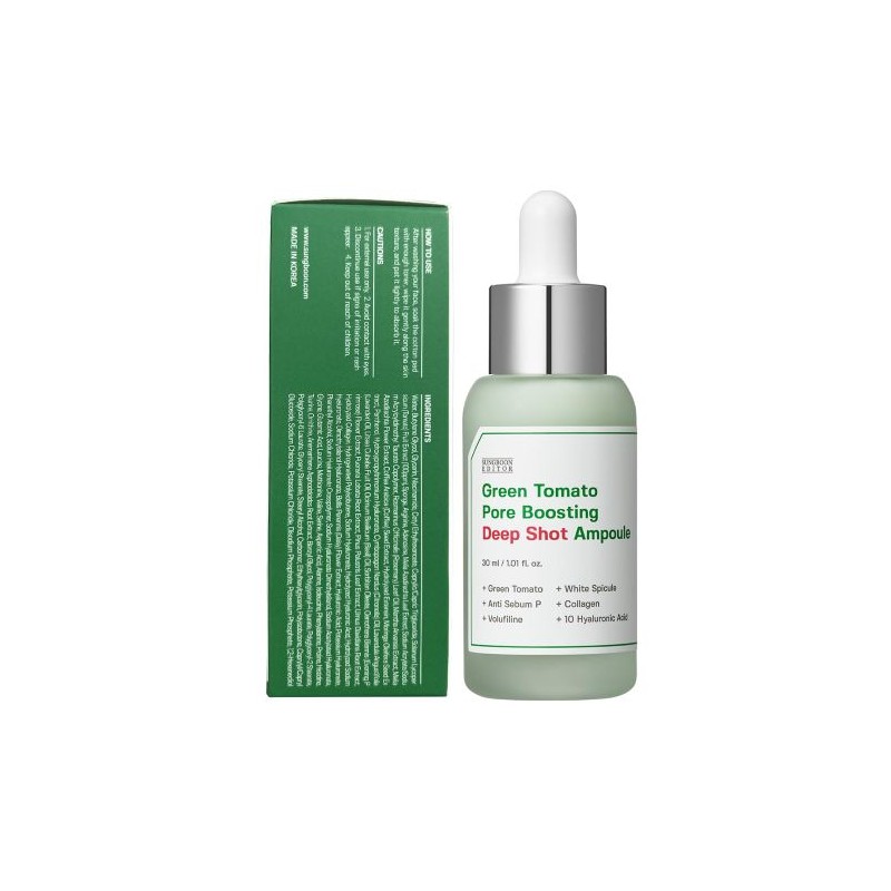 SUNGBOON EDITOR [SUNGBOON EDITOR]Green Tomato Pore Boosting Deep Shot Ampoule