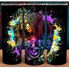 Glow in the Dark Sally Nightmare Before C. Paint Splatter