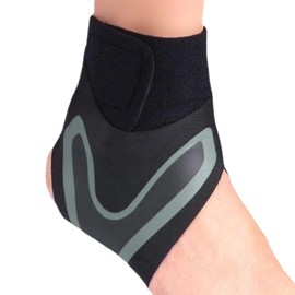 Sport Ankle Brace,Men Women Sport Protection Ankle Brace - Left Right Foot Adjustable Compression Sleeve Skin-Friendly for Walking, Running