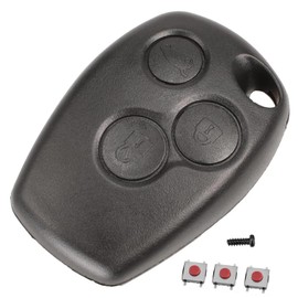 HooRLZ Vauxhall Vivaro Key Fob Cover Replacement For Vauxhall Vivaro R-enault Clio Scenic Twingo Kangoo Modus Dacia Logan Espace Remote Car Key Case Shell, 3 Button Clio Key Fob, Vauxhall Key Fob