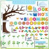 Spring Bloom Flower Bulletin Board Set Look Who’s Blooming Classroom