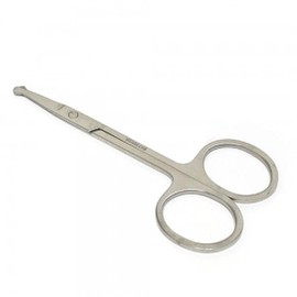 Safety eyebrow scissors, nose hair trimming, fine hair removal, eyebrow trimming, beauty scissors / 안전 눈썹가위코털관리 잔털관리 눈썹정리 미용가위