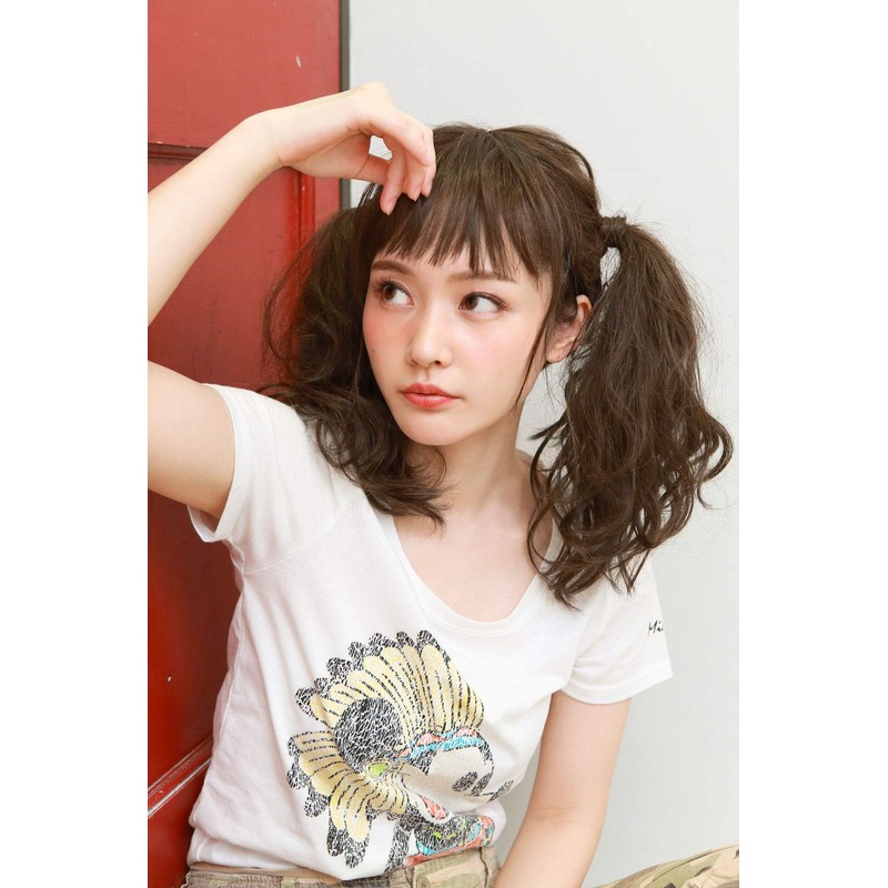 All Fluffy Wave Long Heat Resistant Dark Brown