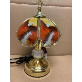 oklightings Eagle indian chief  touch Lamp 14 inch