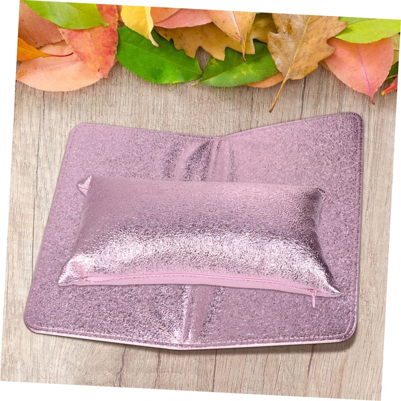 Ipetboom Nail Accessories Set 2pcs Foldable Hand Pillow Pu Leather