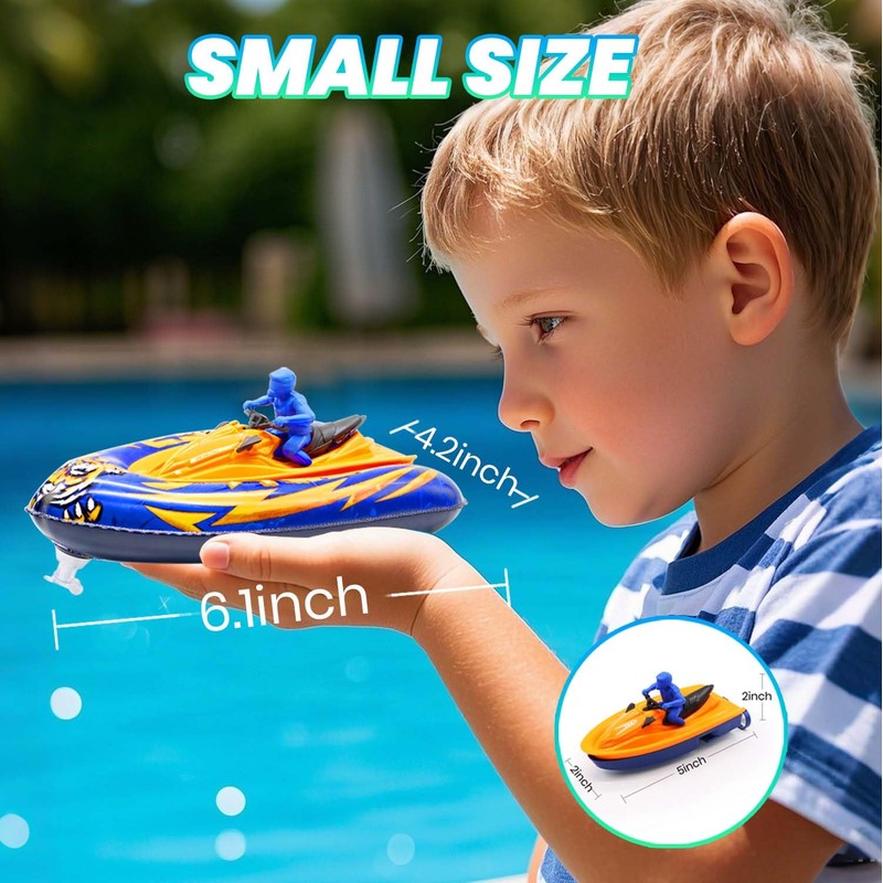 LAFALA Remote Control Boat for Kids with Inflatable Bumper Rechargeable