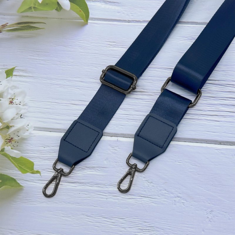 Shoulder Strap for Handbag Laptop Bag – Brown [Metal Colour: