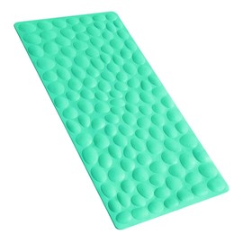 Non-Slip Bathtub Mat OTHWAY Soft Rubber Bathroom Bathmat with Strong Suction Cups (Fruit Green, 16x31.5 inch)