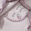 EVER FAITH Bridal Prom Jewelry Set for Bride, Gorgeous October