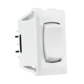 RecPro RV Single Pole Double Throw Momentary Switch | On/Off SPDT (White)