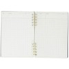 Nakabayashi 65816 Logical Prime Cuaderno W-Ring A6, cuadrícula rayada, 0.2