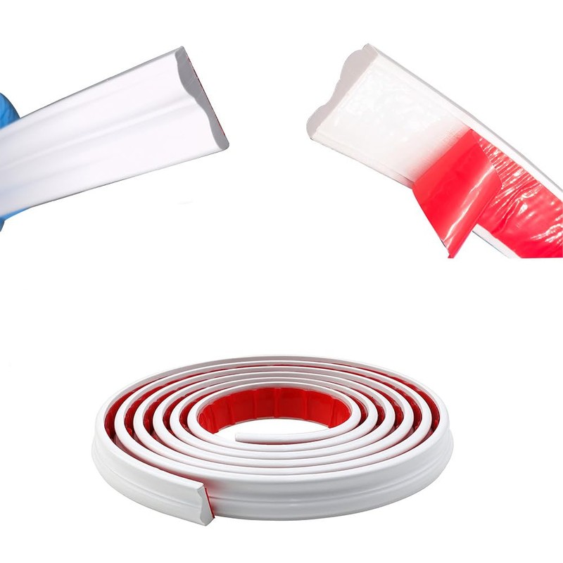 Peel and Stick Flexible Wall Molding Trim Self Adhesive Decorative