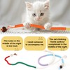 NQEUEPN 3pcs Cat Rope Chew Toys, 27.56x0.39in Cotton Rope Kitten