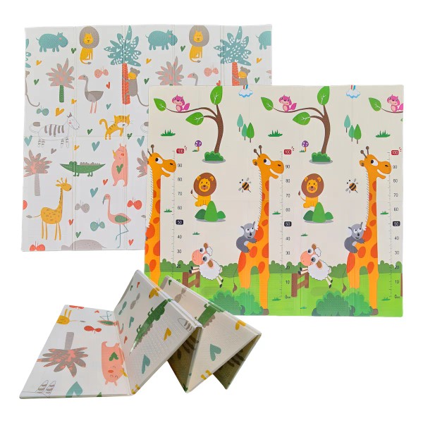 Tapete De Bebé Plegable 2x1.7m Alfombra Antideslizante Niños