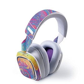 MightySkins Glossy Glitter Skin Compatible With Astro A30 Wireless Headset - Paint Currents | Protective, Durable High-Gloss Glitter Finish | Easy to Apply, Remove, and Change Styles | Made in The USA