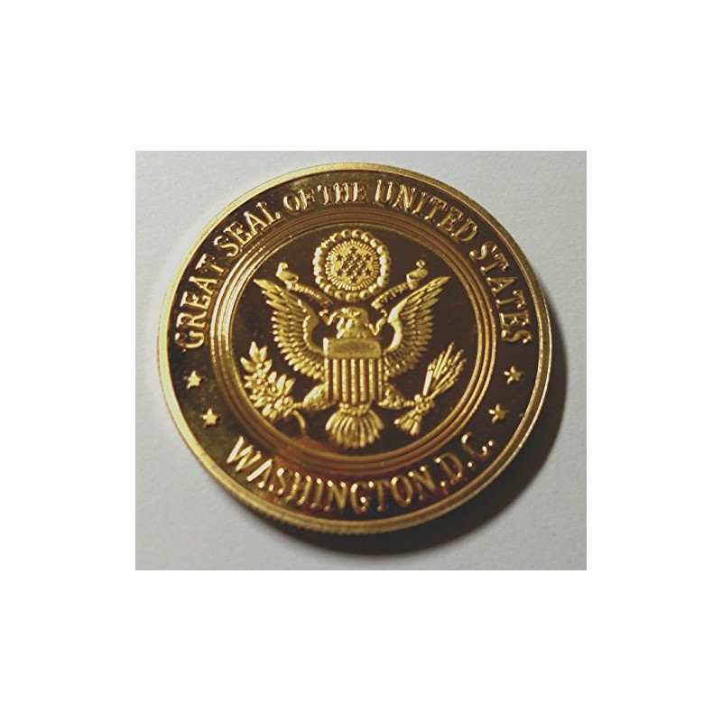 CIA Central Intelligence Agency Special Agent Colorized Challenge Art Coin