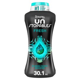 Downy Unstopables In Wash Scent Booster Beads, Fresh Scent, 30.1 oz, Laundry Beads for odor Protection, Downy Scent Booster Beads, Laundry Scent Boosters