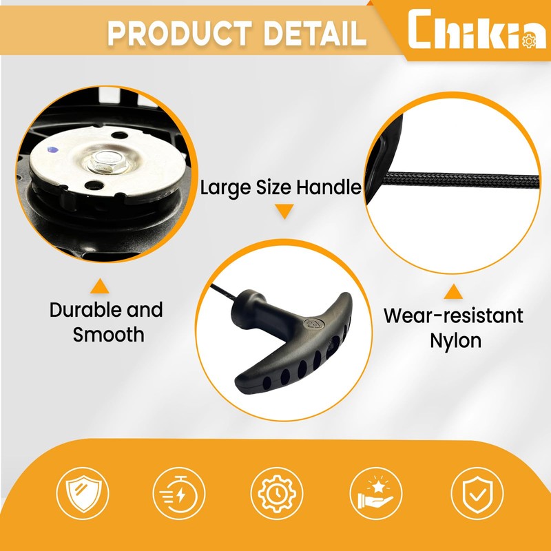 Chikia 951-05167 651-05167 Pull Start Recoil Starter Assembly Replacement for