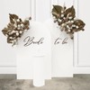 AIBIIN 60 x 150 cm Solid White Colour Bow Shape
