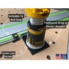 ToolCurve's Guide Rail Adapter Compatible with Dewalt Router - Made