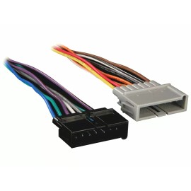 plugs harness adaptor wiring deck subwoofer Dodge Jeep Harness connector to Change Radio from original to aftermarket deck 1