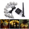 Hann LED Solar Globe String Lights, 12ft 10 LEDs Moroccan