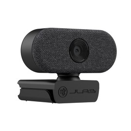 JLab Go Cam 1080P/30 FPS USB HD Webcam, 2.1 Megapixels, Omni-Directional Microphone, For Content Creation, Streaming, Gaming, Windows, Mac, Android - Color: Black
