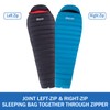 QEZER Down Sleeping Bag, Only 620 g, Ultralight Sleeping Bag,