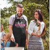 MoonWorks® BBQ Apron for Women with Saying Dressed to Grill