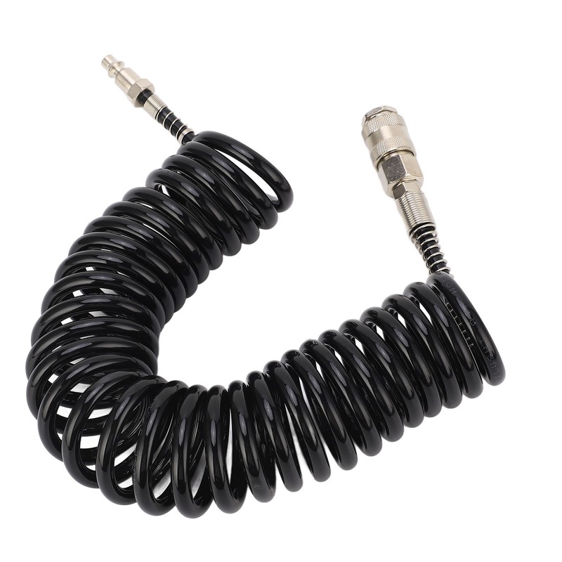 Recoil Air Hose Pressure Resistant Durable Flexible Lightweight Coiled Air