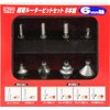 E-Value ERB6-8 Carbide Router Trimmer Bit Set, 8 Pieces, Case