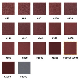 SPEEDWOX Sanding Paper #1500 100 Sheets 3.0 inches (75 mm) Sandpaper Magic Type For Carpentry Round No Hole Sanding Paper Sanding Disc Polishing